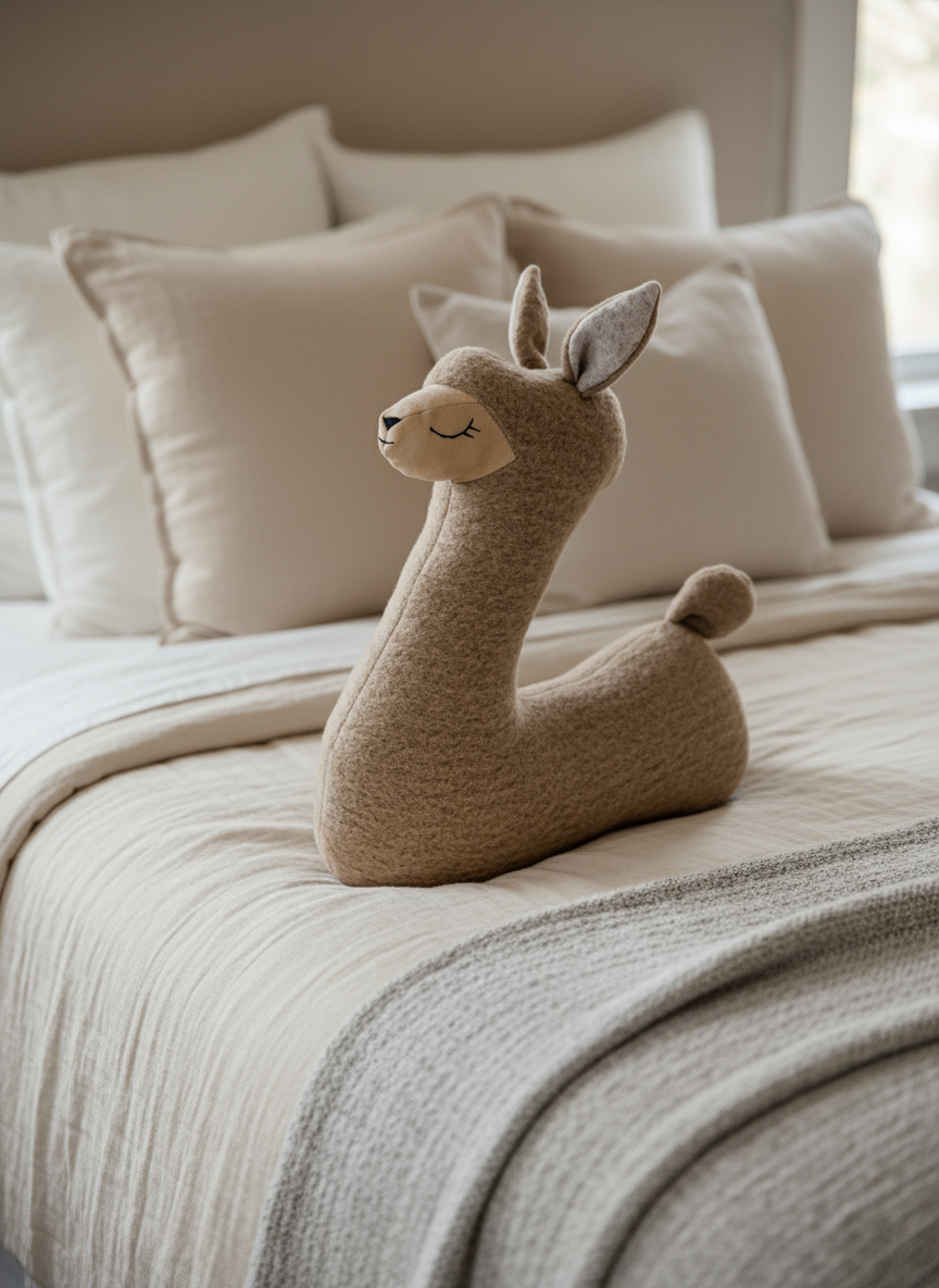 Handmade Alpaca Soft Toy Pillow
